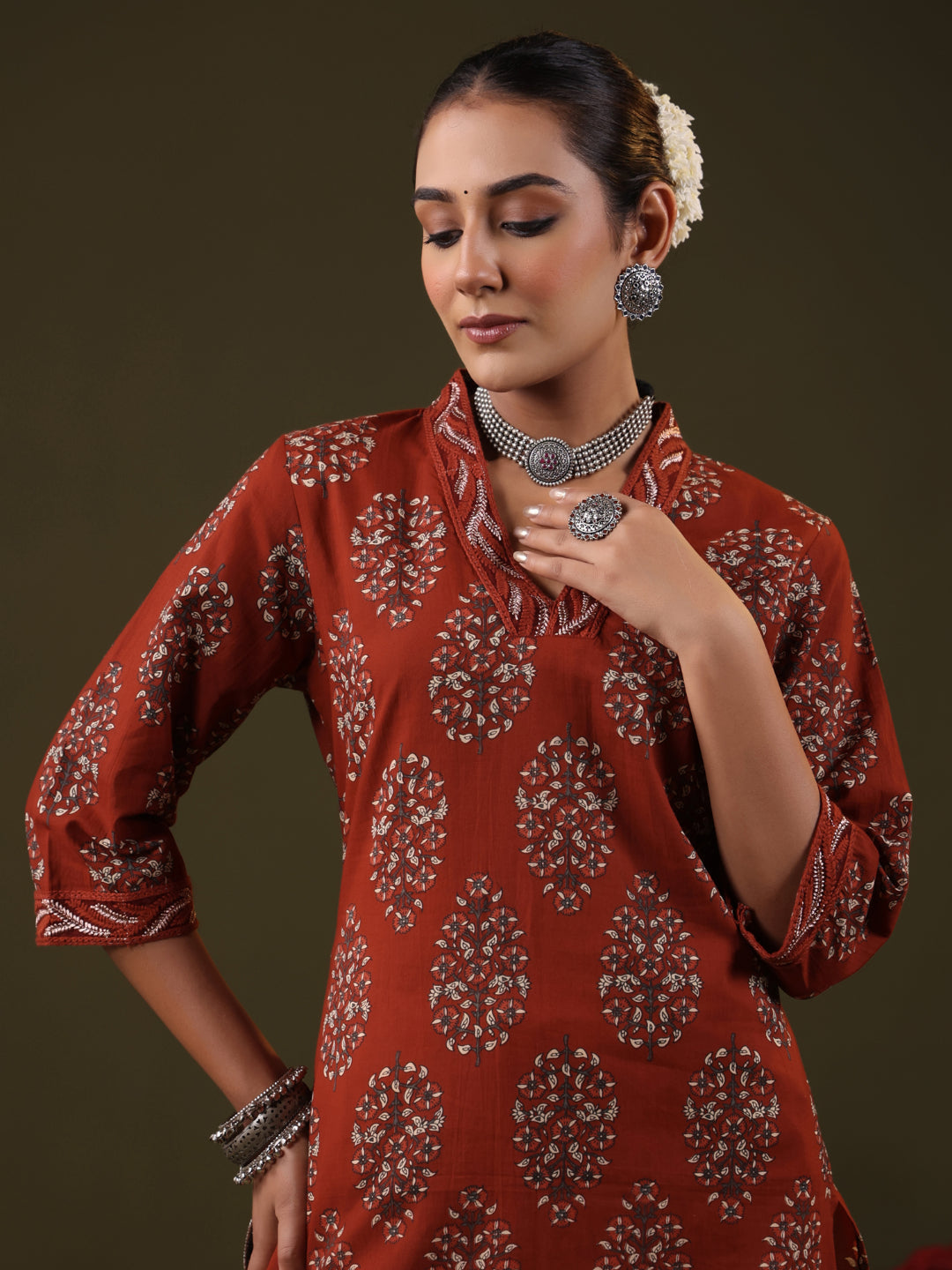 Printed Cotton Kurti For Women