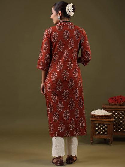 Printed Cotton Kurti For Women