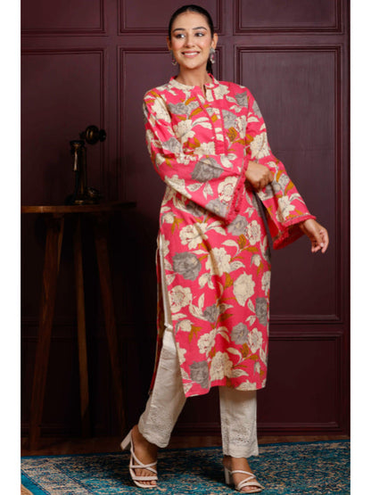 Straight Printed Cotton Kurtas