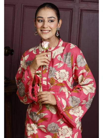 Straight Printed Cotton Kurtas