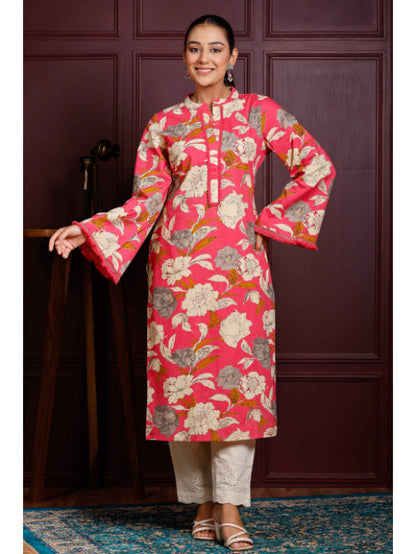 Straight Printed Cotton Kurtas