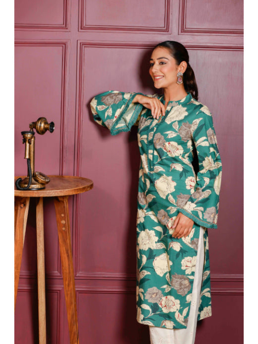 Straight Printed Cotton Kurtas