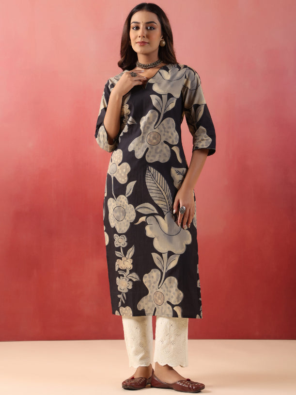 Straight Printed Cotton Kurtas