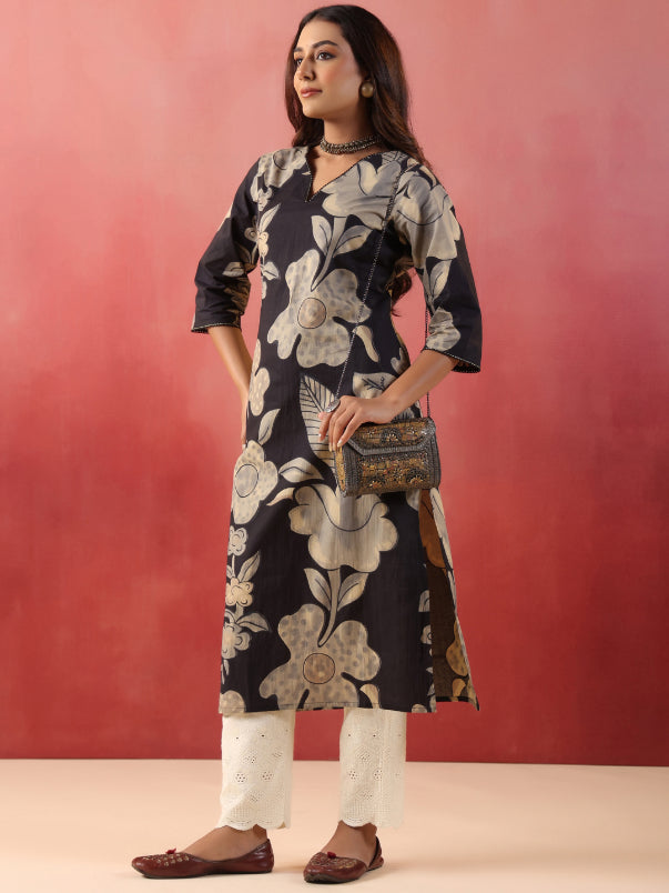Straight Printed Cotton Kurtas