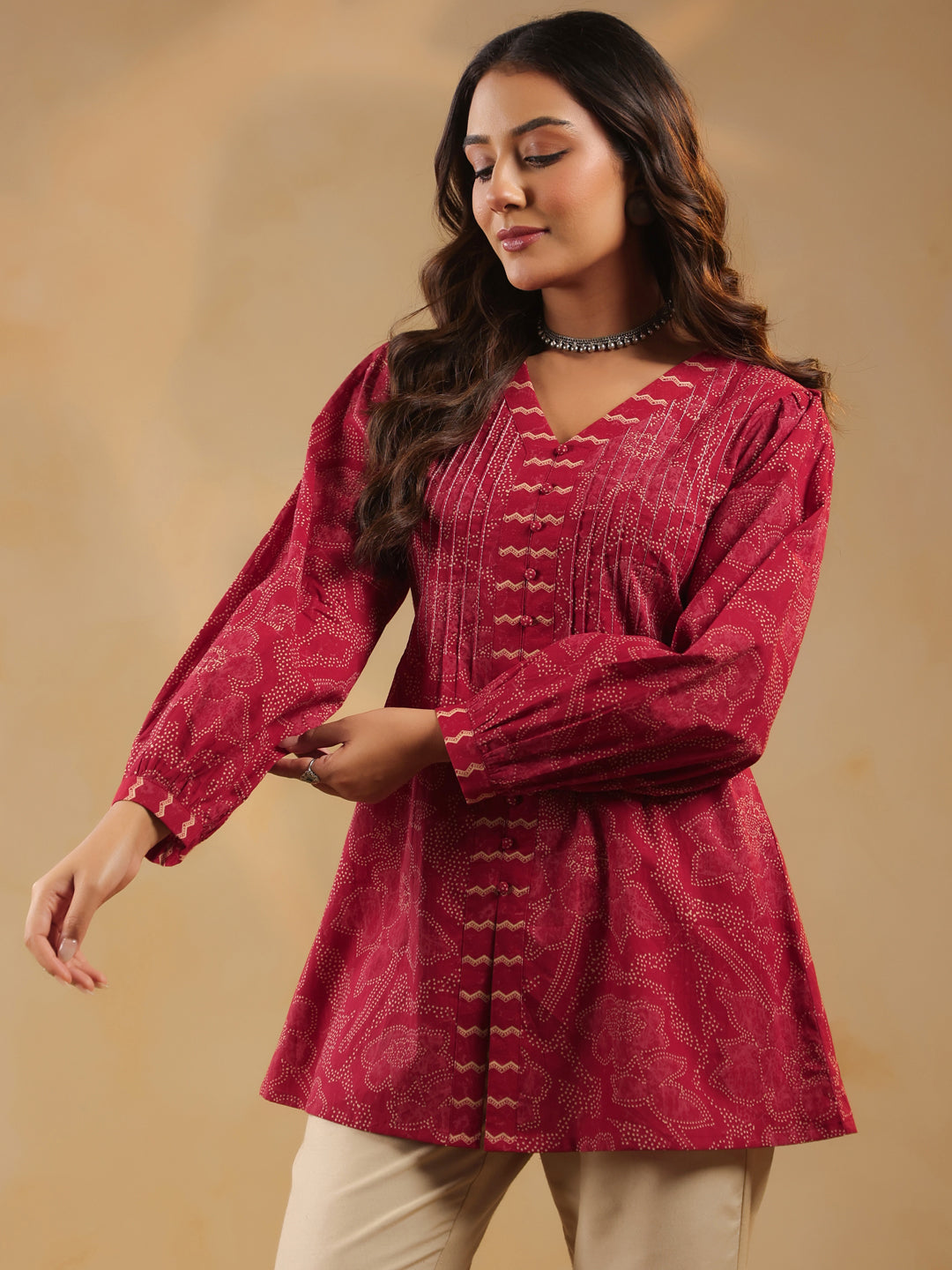 Printed Cotton Kurti For Women