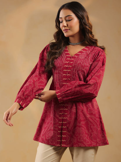 Printed Cotton Kurti For Women