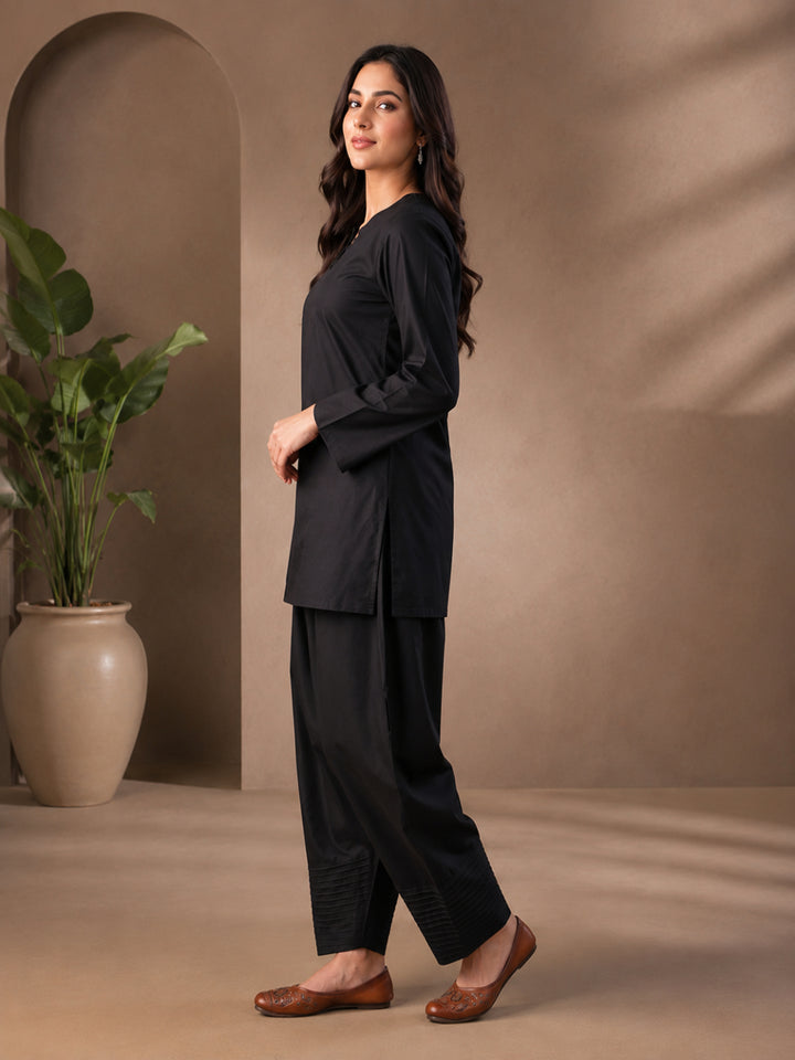 Cotton Solid Long Sleeves Kurta Sets