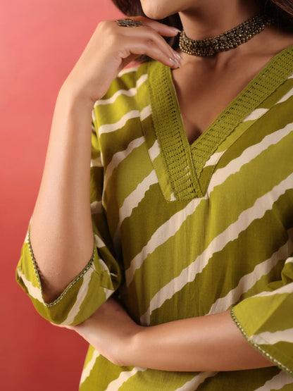 Straight Printed Cotton Kurtas