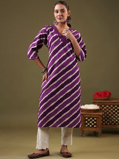 Straight Printed Cotton Kurtas