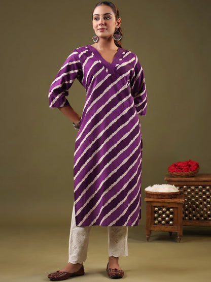 Straight Printed Cotton Kurtas