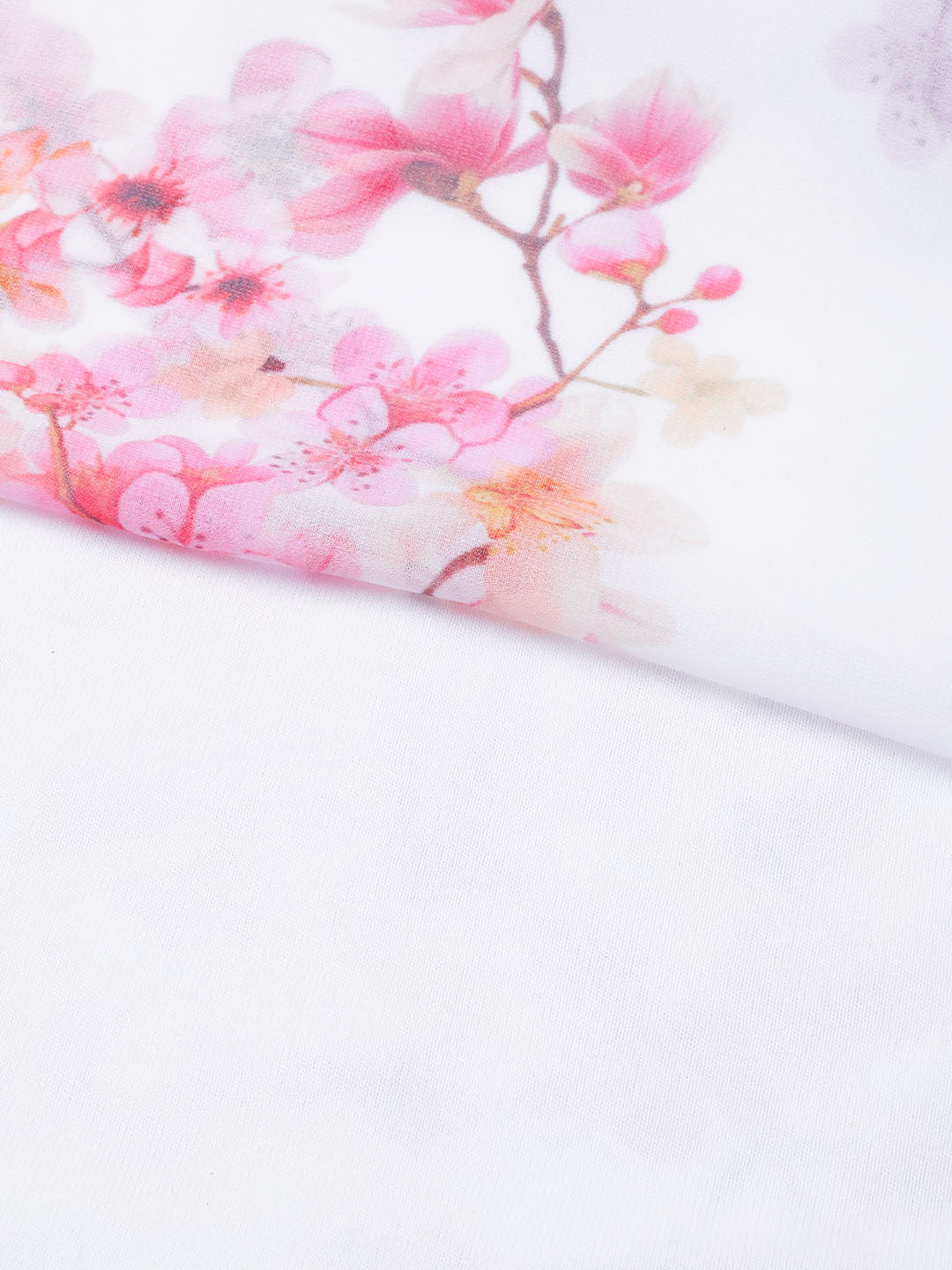 Off-White Floral Strappy Maxi Dress