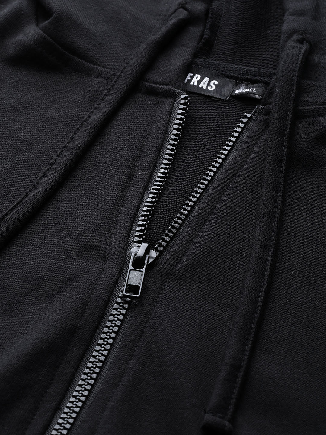 Black Terry Hooded Jacket
