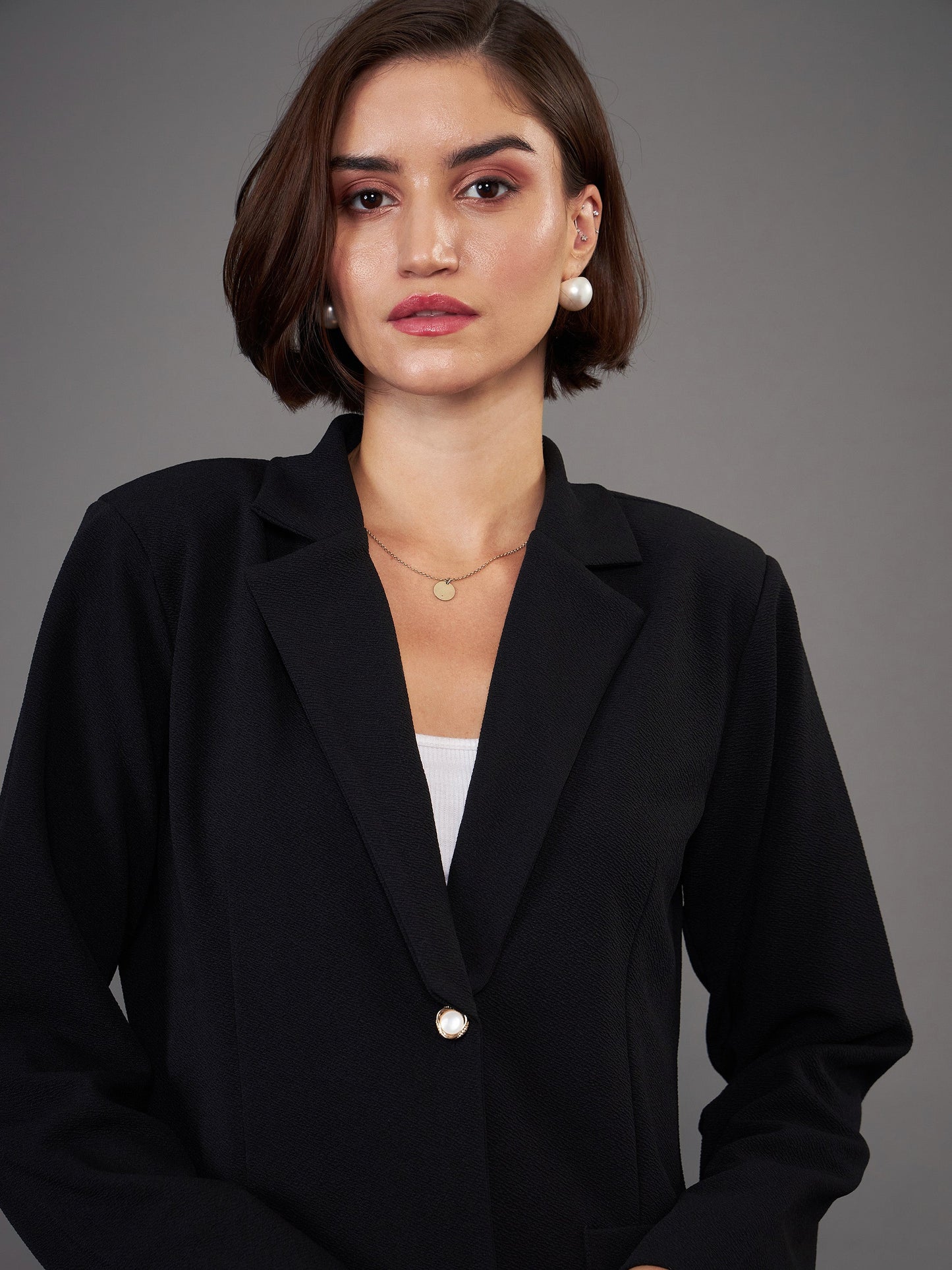 Black Slim Fit Blazer