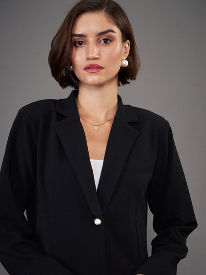 Black Slim Fit Blazer
