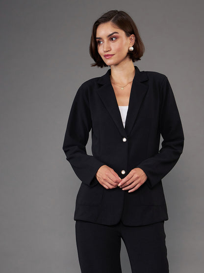 Black Slim Fit Blazer