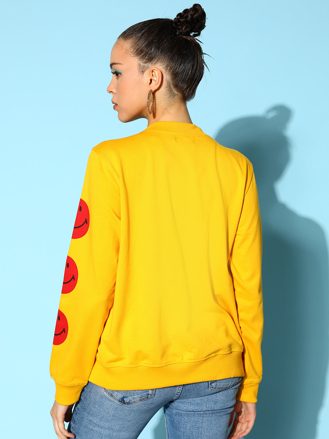 Yellow Terry 07 Embroidered Varsity Jacket