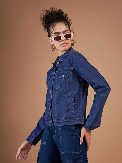 Classic Blue Denim Regular Jacket
