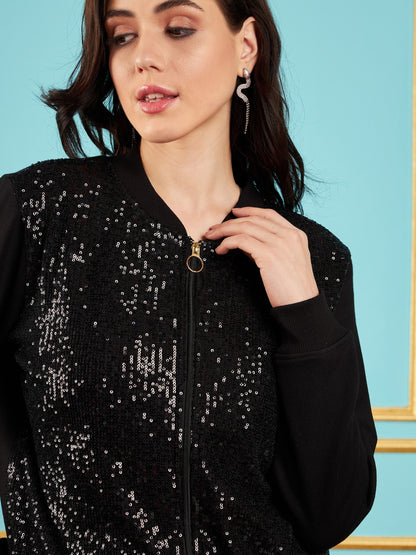 Black Sequin Jacket