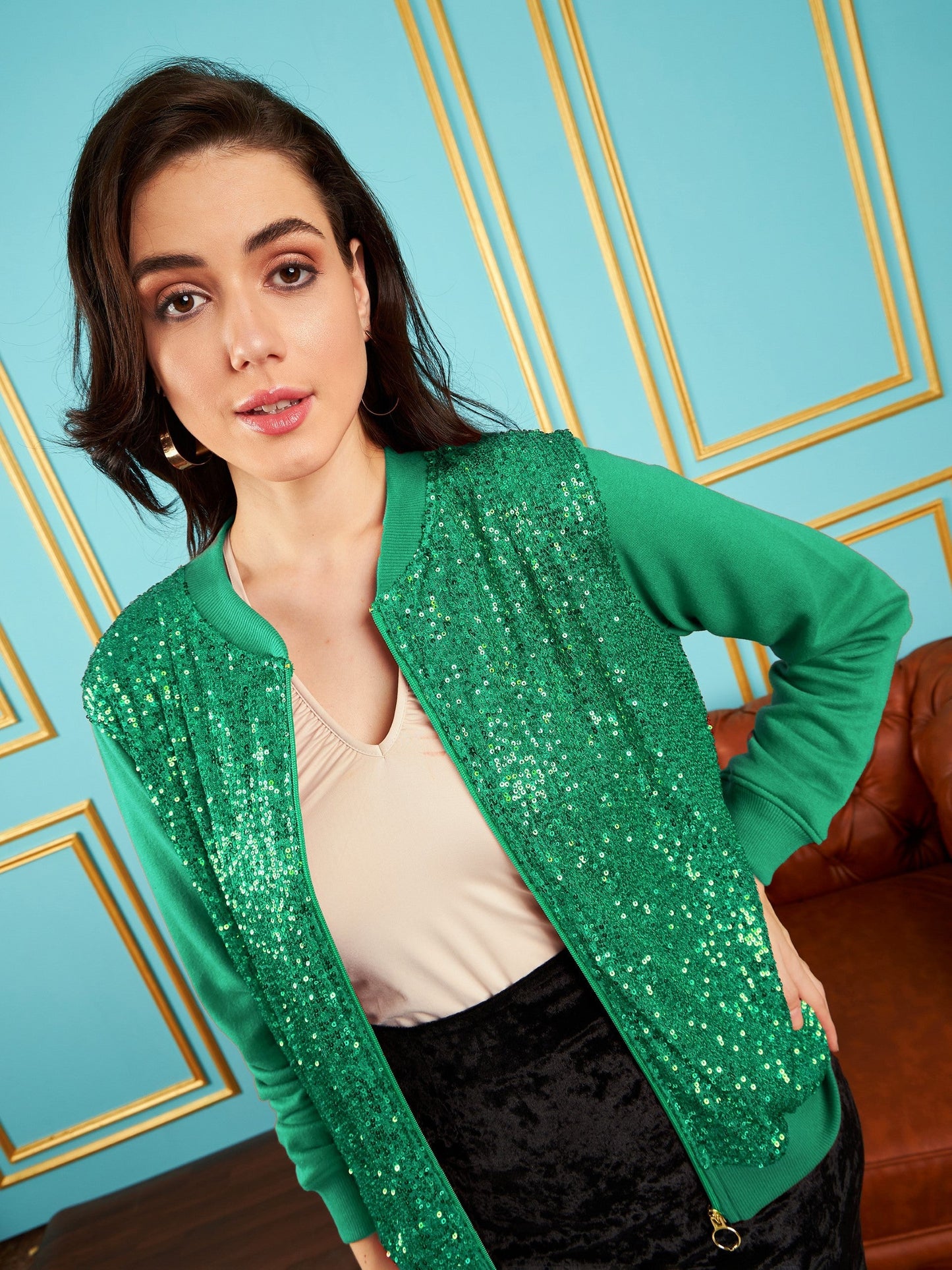 Green Sequin Jacket