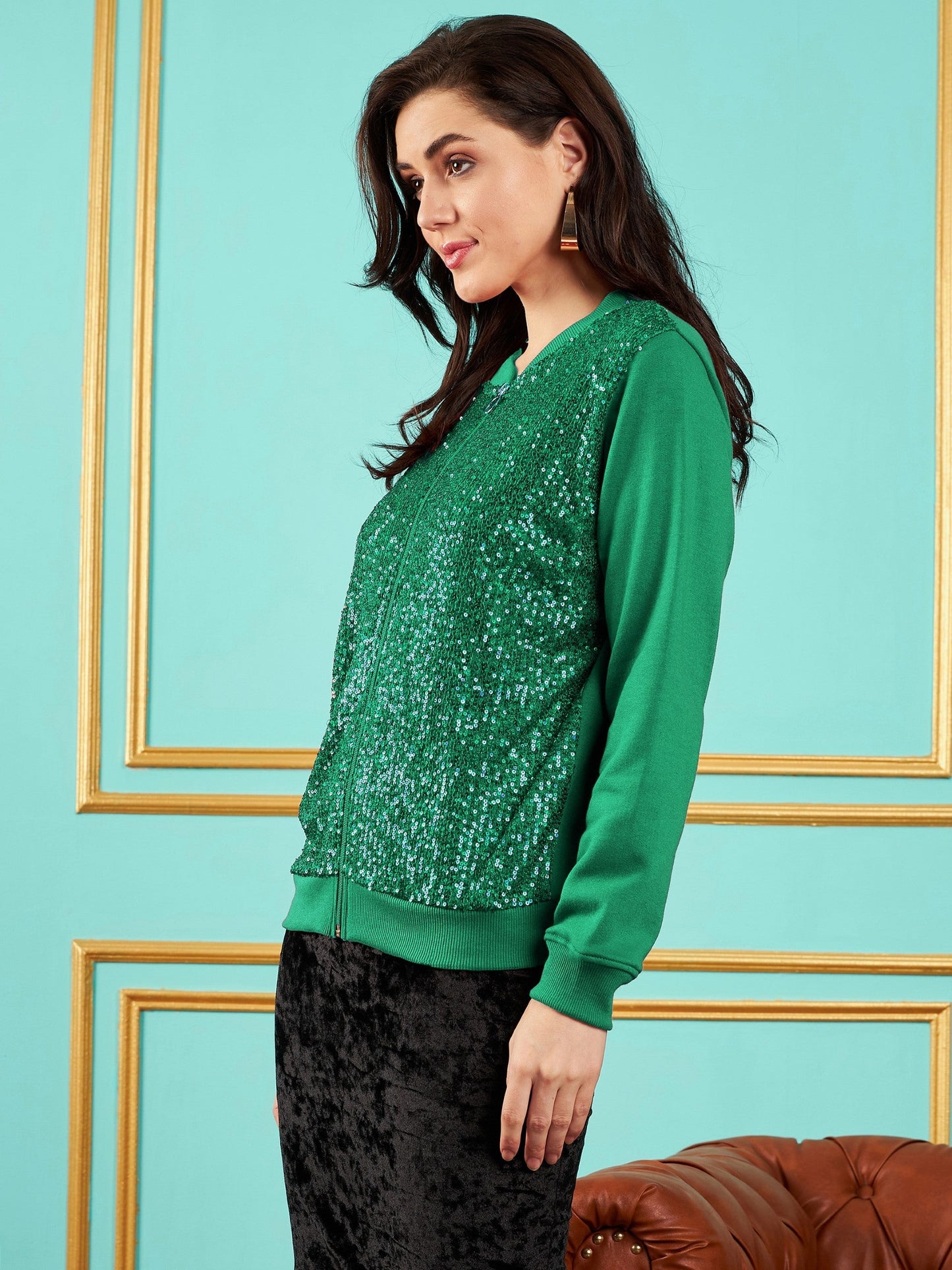 Green Sequin Jacket