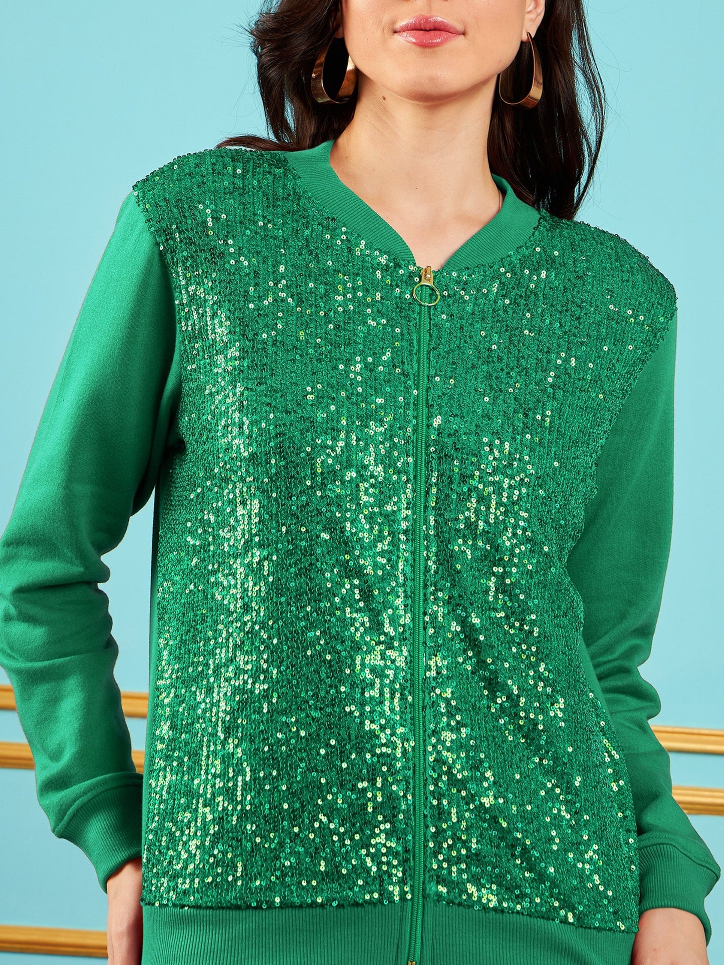Green Sequin Jacket