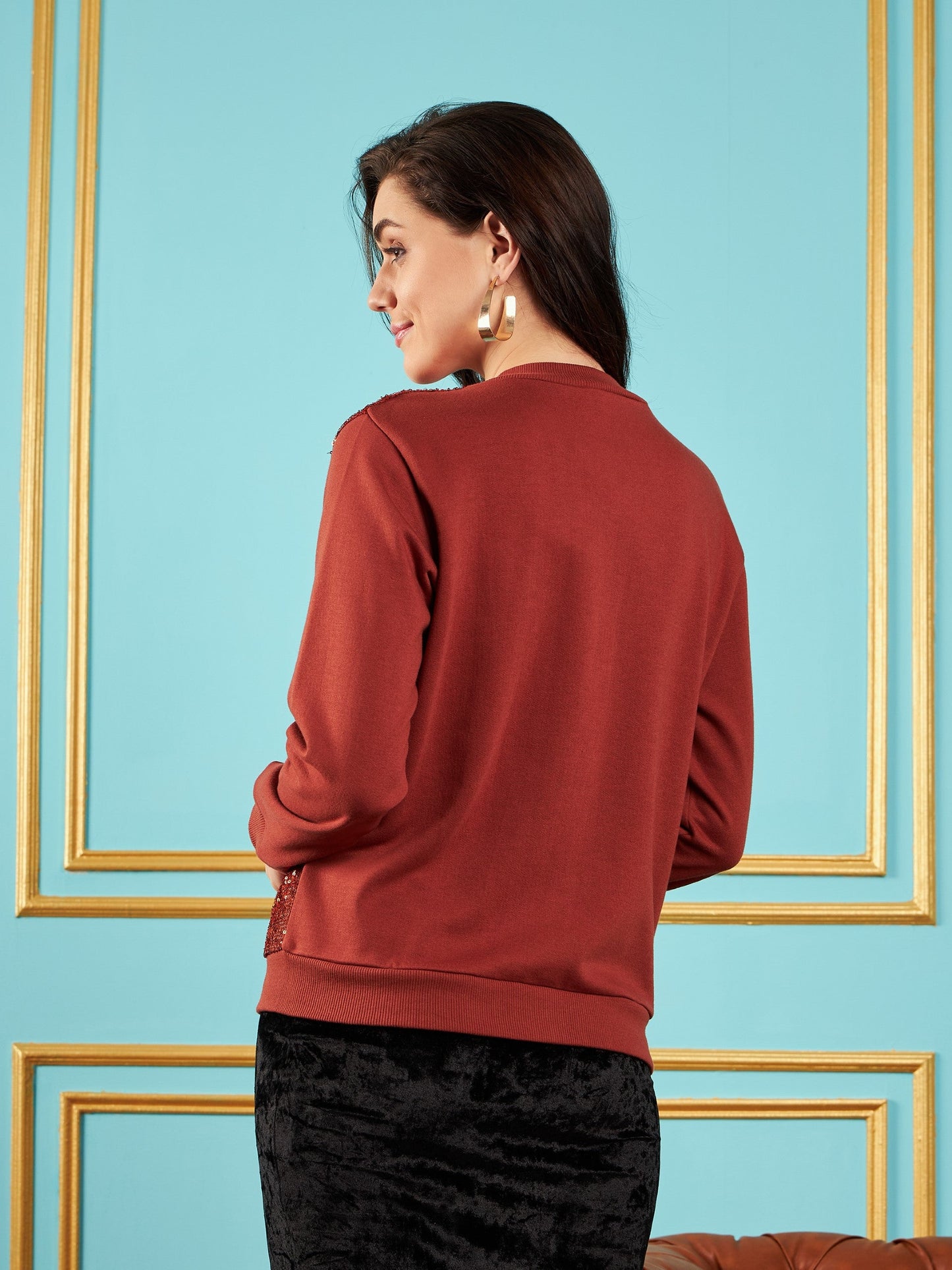 Rust Sequin Jacket