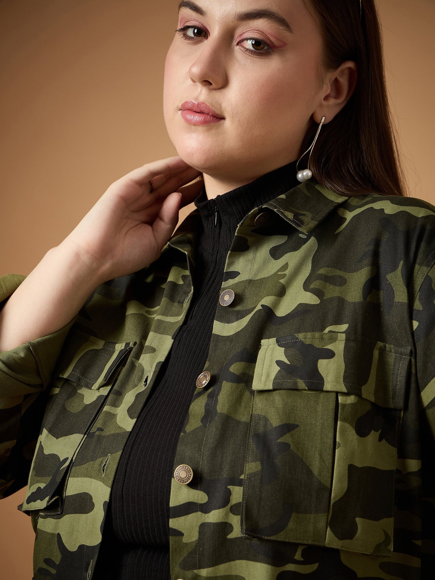 Twill Camouflage Multi Pocket Jacket