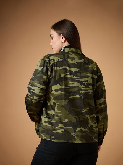 Twill Camouflage Multi Pocket Jacket
