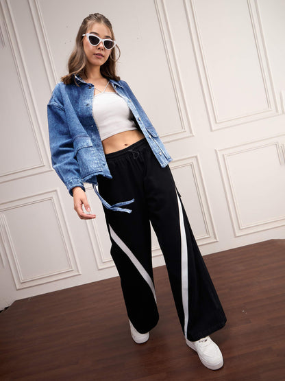 Blue Washed Denim Front Pocket Jacket
