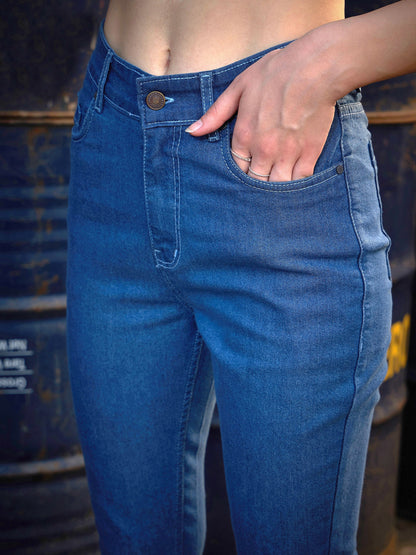 Blue Boot Cut Premium Jeans