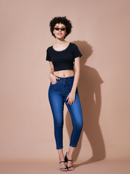 Navy Denim Premium Relax Jeans