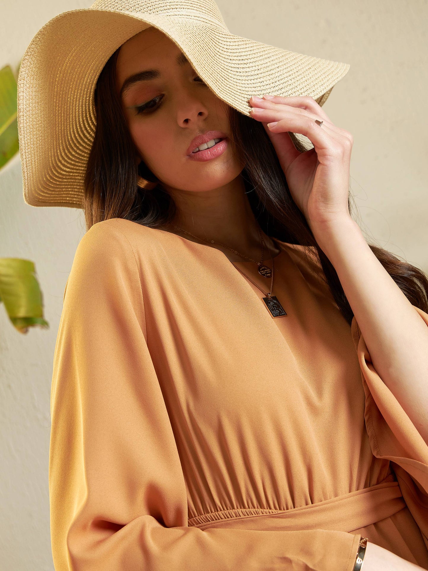 Pale Yellow Back Cut-Out Playsuit