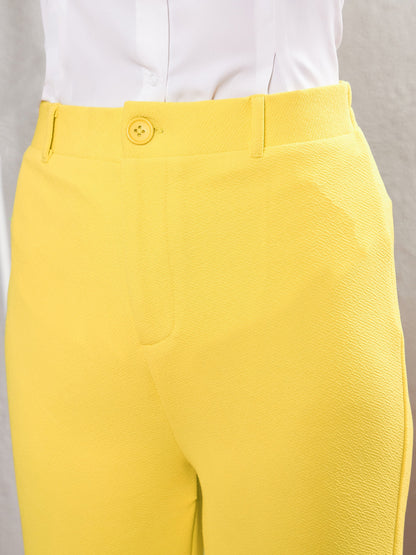 Yellow Bell Bottom Pants