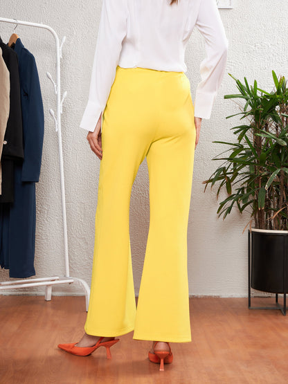 Yellow Bell Bottom Pants