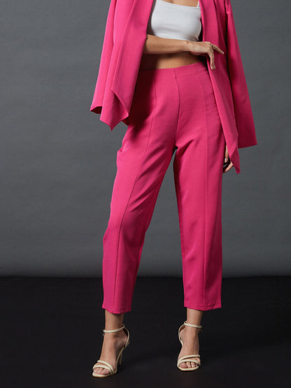Pink Front Darted Balloon Fit Pants