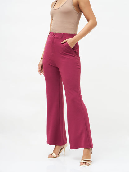 Mauve Bell Bottom Pants
