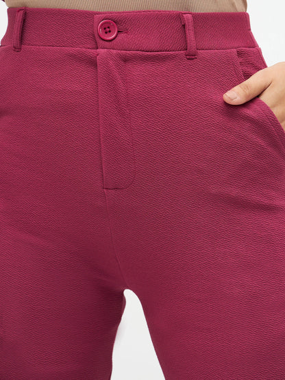 Mauve Bell Bottom Pants