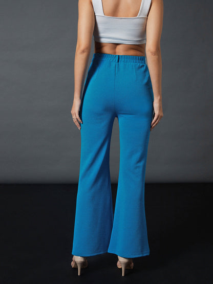 Turquoise Bell Bottom Pants