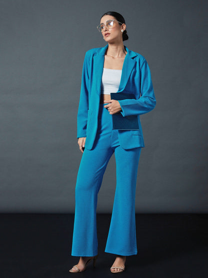 Turquoise Bell Bottom Pants