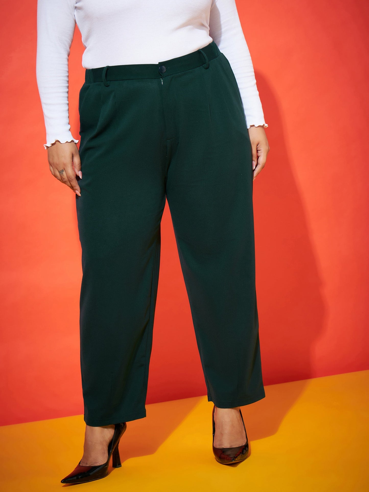 Emerald Balloon Fit Pants