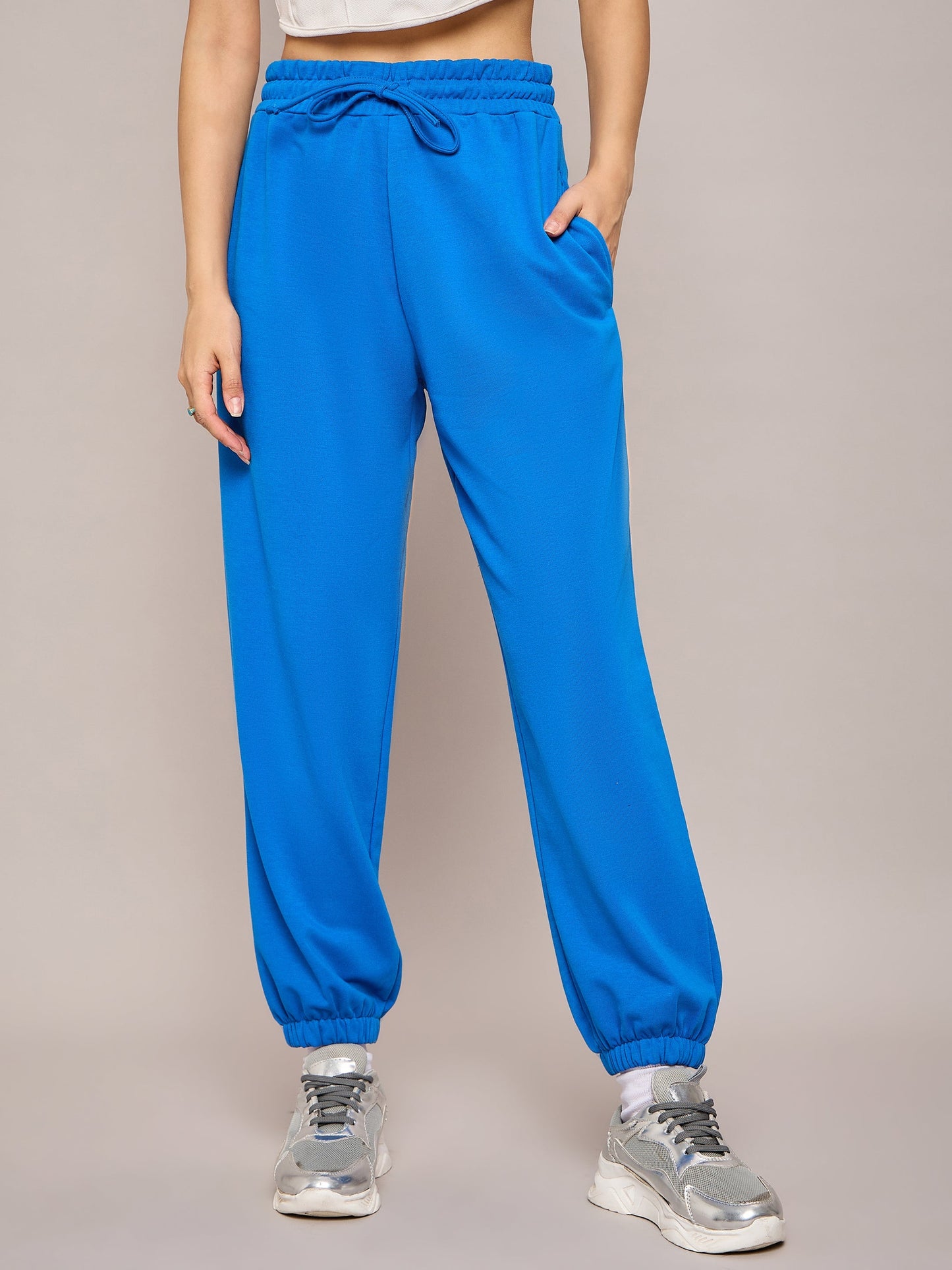 Royal Blue Terry Baggy Joggers