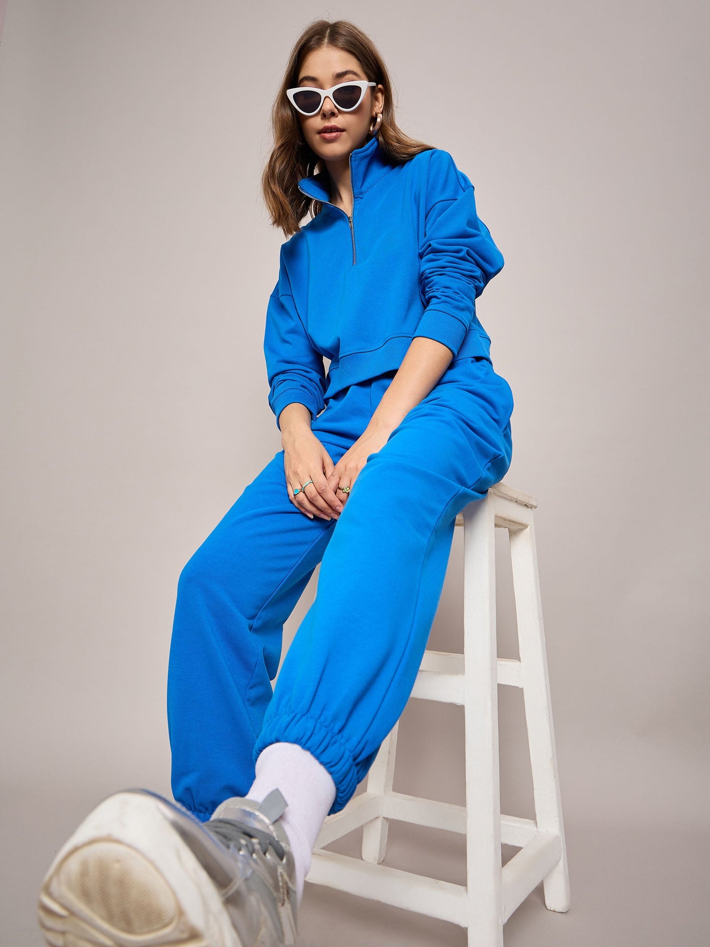 Royal Blue Terry Baggy Joggers