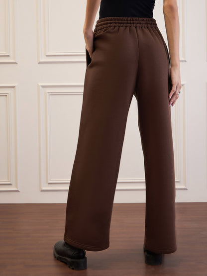 Dark Brown Fleece Sweatpants