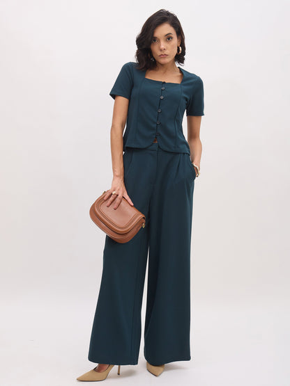 Emerald Cross Pocket Pants