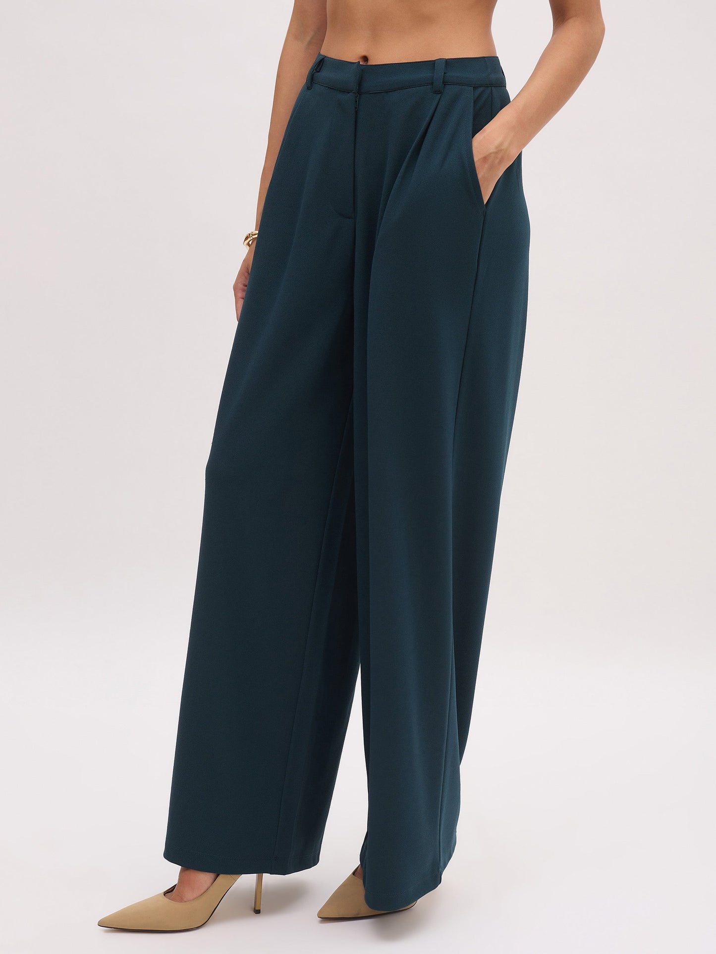 Emerald Cross Pocket Pants