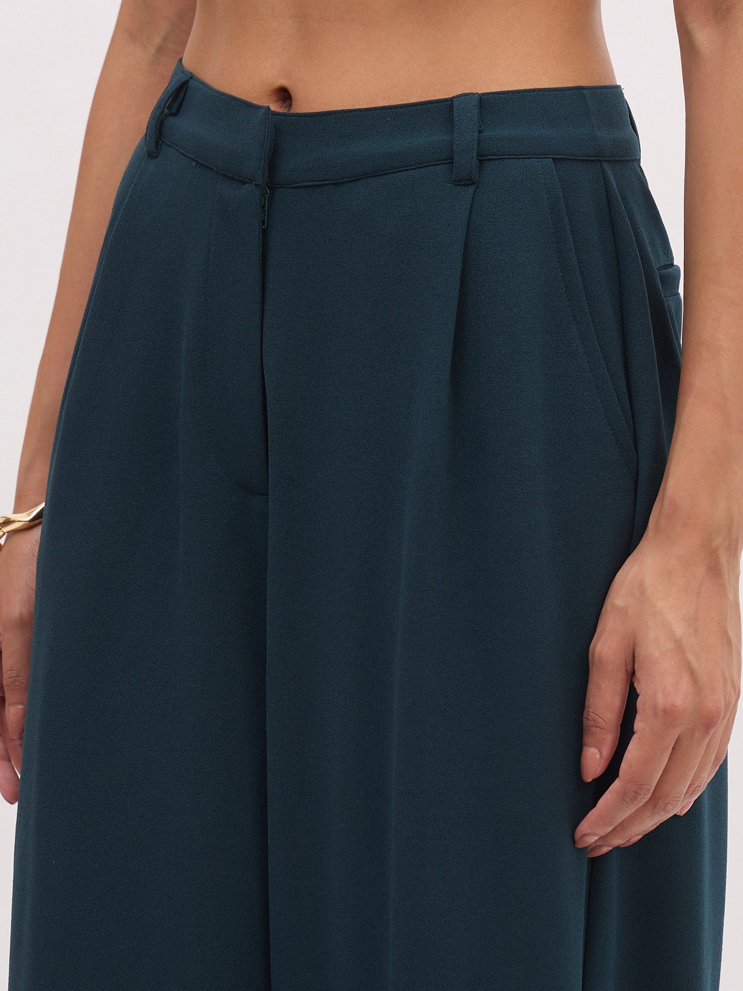 Emerald Cross Pocket Pants