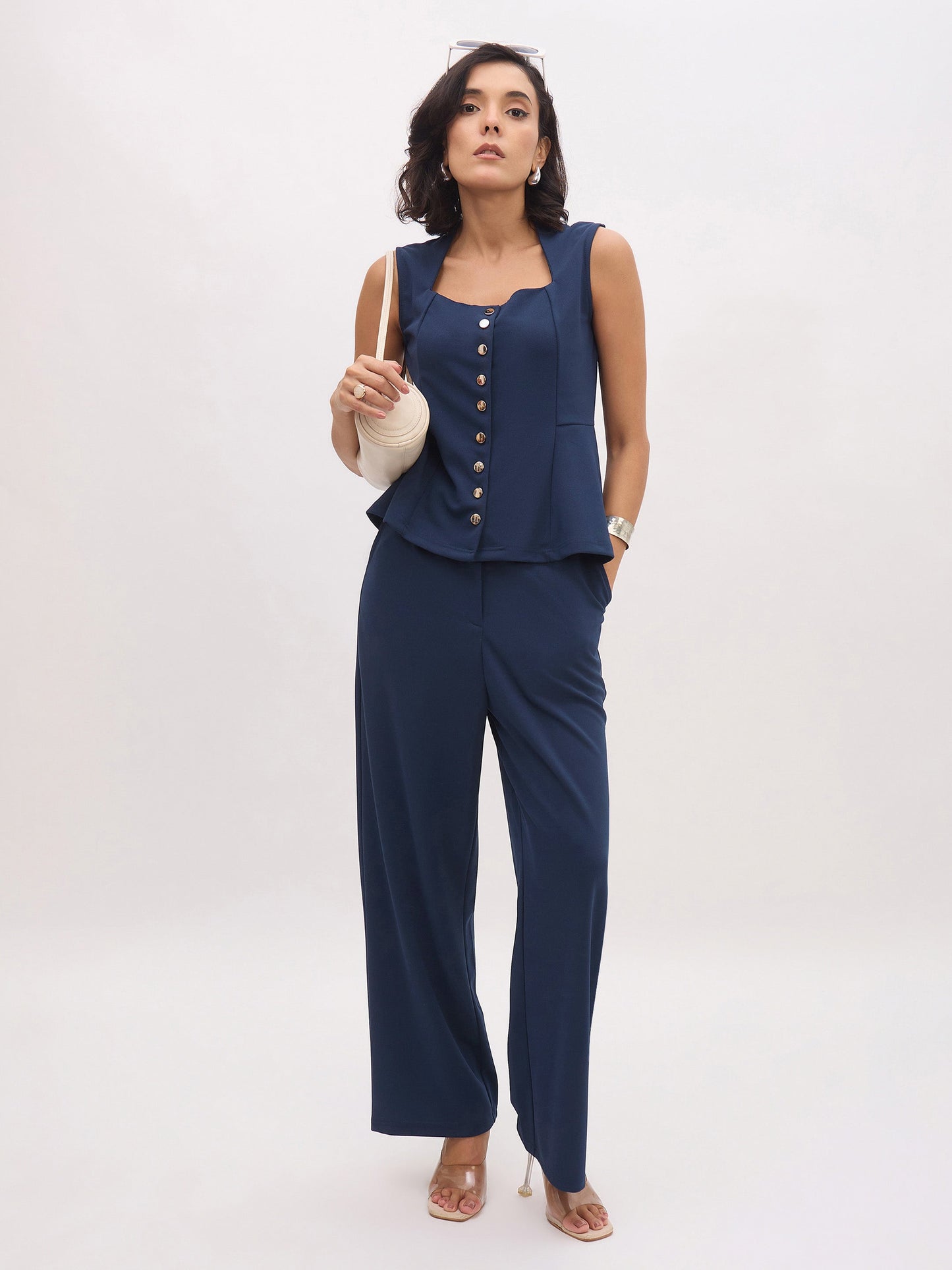 Blue Cross Pocket Pants