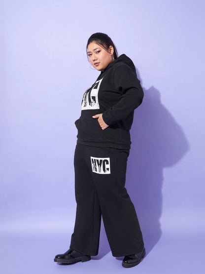 Black Fleece NYC Hoodie With Track Pants