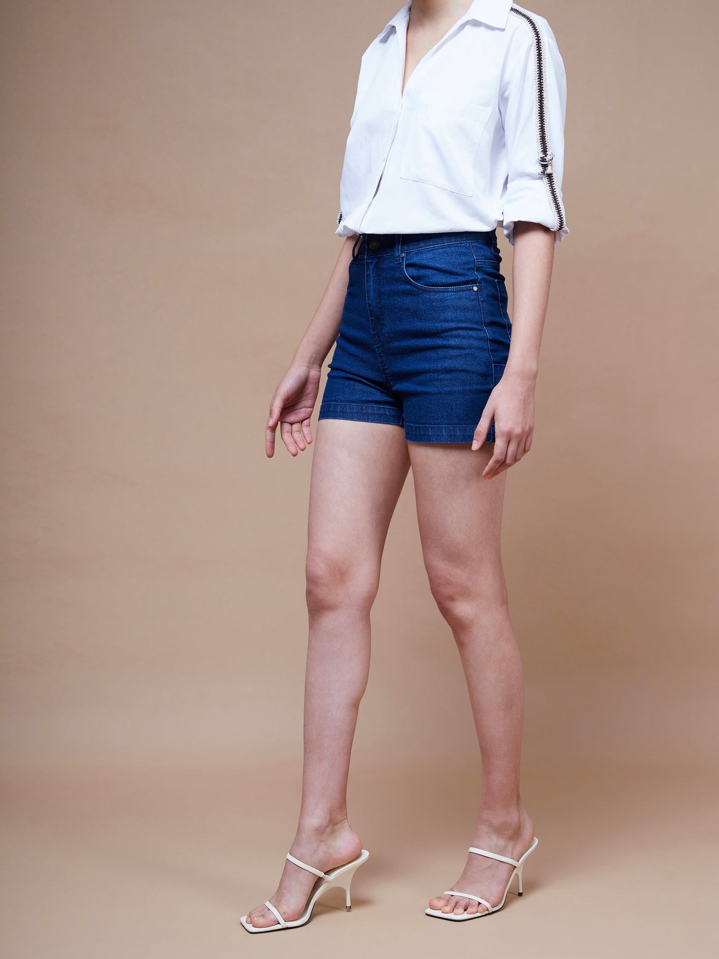 Blue Denim Shorts