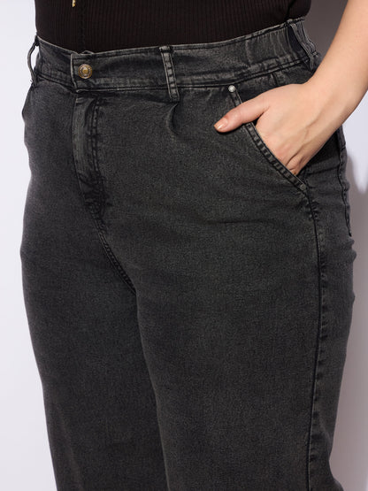 Black Denim Bermuda Shorts